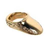 Archery Thumb Ring, Metal Brass Finger Protector for Traditional Bow, Circumference 2.4 in / 6 cm, Diameter 0.75 in / 19 cm, Comfortable Grip