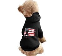 Archery US Flag Men Archer Bowhunting Hunter Dog Hoodie Sweatshirt Pet Clothes Dog Pullover Sweaters Winter Jacket for Dogs Cats