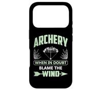 Archery When in doubt blame - Bow Hunting Archer Case for iPhone 17 Pro