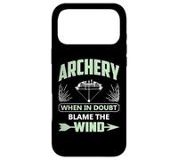 Archery When in doubt blame - Bow Hunting Archer Case for iPhone 17 Pro Max