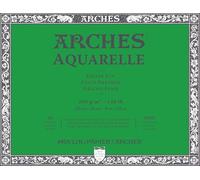 Arches : Aquarelle : Block : 8x10in : 20x26cm : 20 sheets : 140lb : 300gsm Glued : Not