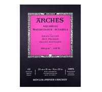 ARCHES 23 x 31 cm 300 gsm Hot Pressed Watercolour Pad