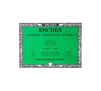 Arches 26 x 36 cm 300 GSM Cold Pressed Watercolour Block, Multicoloured,795061