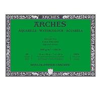 Arches - A1795058 - Watercolour Paper Block - 7" x 10" - 20 Sheets - 300gsm - Cold Pressed - White