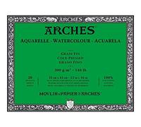 Arches A1795062 Watercolour Block, 300 GSM, Cold Pressed, 31 x 41 cm, Multicoloured