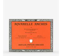 ARCHES Aquarelle 100% Thick 300g Gluing Pad 4L 23x31 20 Sheets Natural White, Cotton Paper