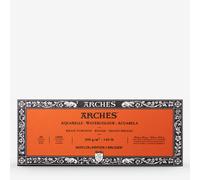 Arches : Aquarelle : Block : 140lb : 300gsm : 3.9x9.8in : 10x25cm : 20 Sheets : Glued : Rough