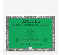 Arches : Aquarelle : Block : 20x14in : 20 sheets : 140lb : 300gsm Glued : Not