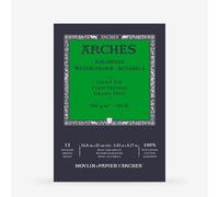ARCHES - Enc Pad 14.8 x 21 12H Aquarelle 100% Fine 300 g White Nat (A1795090)