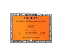 Arches Aquarelle Watercolour Paper on a Roll, Wood, White, Block 20 Blatt - 36 x 51cm
