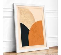 Arches Contemporary Minimalist Framed Wall Art Print A1 (84.1×59.4cm) White, Wall Decor for Living Room, Bedroom, Office & Home, Ready to Hang, Art Gift
