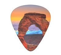Arches National Park 3 Different Thickness Abstract Art Colorful Celluloid Guitar Pick Plectrums For Bass, Music Lovers Guitar PlayersElectric, Acoustic Guitars Includes 0.46mm, 0.71mm, 0.96mm
