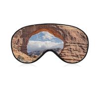 Arches National Park Blackout Sleep Eye Mask, Ventilated Fabric, Adjustable Wearing Style, Zero Pressure Sleeping Mask Soft Skin Friendly Eyeshade for Women Men