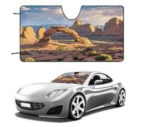 Arches National Park Car Windshield Sun Shade Thickened Automotive Glass Sunshade Foldable Sun Shade Keeps Your Vehicle Cool Universal Windshield Cover for Car Trucks SUV