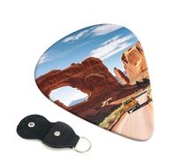 Arches National Park Entrance Guitar Picks 6-Pack - Pick Set (0.46mm / 0.71mm / 0.96mm) Suitable For Guitar And Ukulele Playing