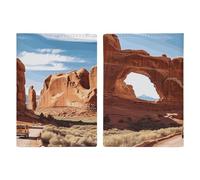 Arches National Park Entrance Leather Passport Holder Handmade Passport Cover with Card And Ticket Slot Easy Access Passport Case Passport Wallet Passport Holder for Women And Men, style, 20.3x13.8cm