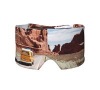 Arches National Park Entrance Print Sleep Eye and Ear Muffs Mask - Soft & Breathable, Ideal for Travel, Meditation, and Nighttime Use