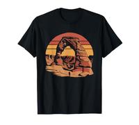 Arches National Park Landscape Arch Utah Vintage Sunset T-Shirt
