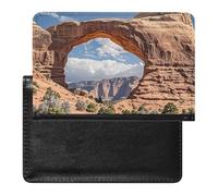 Arches National Park Passport Holder ID Card Protector Case Holder Travel Pack Unisex-adult Waterproof Passport