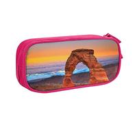 Arches National Park Pencil Case, Multifunctional Pencil Case, Student Pencil Case, with Zipper Suitable for Schools and Offices, Unisex.