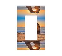 Arches National Park Print 1 Gang Single Rocker Wall Panel Light Switch Plate Covers Wall Decor Home Decor For Kitchen Bathroom Bedroom 2.8x4.5 In
