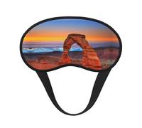 Arches National Park Print Sleep Eye Mask Light Blocking Soft and Comfortable Night Eye Blinder for Women Men for Sleeping Travel Night Shift