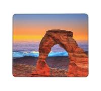 Arches National Park Printed Mouse Pad,Waterproof Non-Slip Rubber Base Square Mousepad for Computer Laptop Wireless Mouse Office Mouse Mat Gaming Mouse Pad