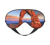 Arches National Park Printing Sleep Mask for Women Men Double-Sided Print Soft Silk Eye Masks Eye Sleep Shade Cover