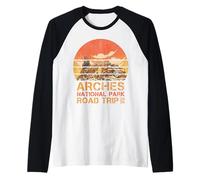 Arches National Park Road Trip 2026 Souvenir Raglan Baseball Tee