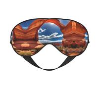 Arches National Park-Standard Print Eye Mask,Silk-Like Sleep Mask,Night Sleeping Mask for Men Women,for Sleep Relaxation