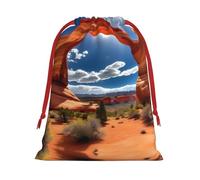 Arches National Park-Standard Print Gift Reusable Drawstring Bag For Holiday Birthday Presents Party Seasonal Storage