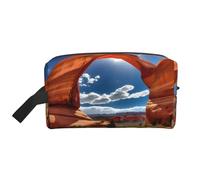 Arches National Park-Standard Print Lightweight Travel Toiletry Bag Large Capacity Zippered Storage Pouch Cosmetics