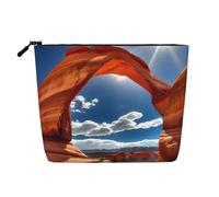 Arches National Park-Standard Print Makeup Bag Cute Cosmetic Bag for Women Makeup Pouch Travel Toiletry Bag for Lady