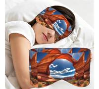 Arches National Park-Standard Print Sleep Mask,Coverage Eye Mask,Soft Breathable Blindfold for Travel Nap Work