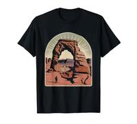 Arches National Park Utah Desert Raven Vintage Retro T-Shirt