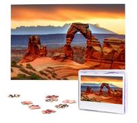Arches National Park Wooden Puzzles 1000 Pieces Personalized Jigsaw Puzzle For Adults Interesting Custom Photo Puzzles Gift For Holiday Birthday Wedding Anniversay