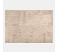 Arches Non Slip Tufted Hallway Rug Floor Carpet OHS Light Brown 120cm x 170cm