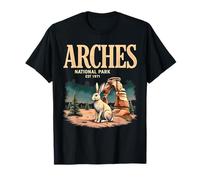 Arches NP Rabbit Vintage National Park Utah Red Rock Hiking T-Shirt