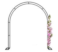 Arches Of Climbing Plants, Garden Arbor Wedding Arch, Trellis For Vegetables, Rose Vines, Bridal Party Decoration, 120/240/300cm Green/White/Black(Black,H2.3mxW1.4m)