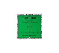 Arches Watercolour Block, 300 GSM, Cold Pressed, 20 x 20 cm, Wood, White