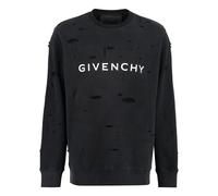 Archetype With Destroyed Effect Sweatshirt - male - Givenchy - Sweatshirts - Black - M - Sweatshirts & Hoodies M