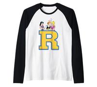 Archie Comics Archie Kissing Betty Letter R Raglan Baseball Tee