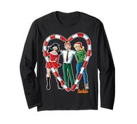 Archie Comics Betty Veronica Candy Cane Heart Long Sleeve T-Shirt