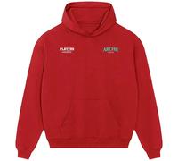 Archie Gray Logo Men's Hoodie - Red / M