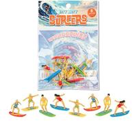 Archie McPhee Itty Bitty Surfer - Bag of 8 Miniature Soft Vinyl Figures