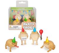 Archie McPhee Mini Party Frog Vinyl Novelty Toy Set of 4