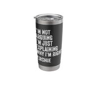 Archie Quote Funny Birthday Custom Name Idea Engineer Stainless Steel Insulated Tumbler