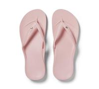 ARCHIES Arch Support Flip Flops for Men & Women - Orthotic Sandals for Plantar Fasciitis Relief - Lightweight, Cushioning, Shock-Absorbing Sandals for Walking, Foot Pain - Crystal Pink (UK 4)