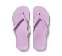 ARCHIES Arch Support Flip Flops for Men & Women - Orthotic Sandals for Plantar Fasciitis Relief - Lightweight, Cushioning, Shock-Absorbing Sandals for Walking, Foot Pain - Lilac (UK 5)