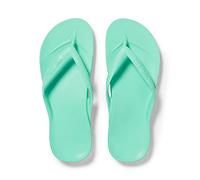 ARCHIES Arch Support Flip Flops for Men & Women - Orthotic Sandals for Plantar Fasciitis Relief - Lightweight, Cushioning, Shock-Absorbing Sandals for Walking, Foot Pain - Mint (UK 7)